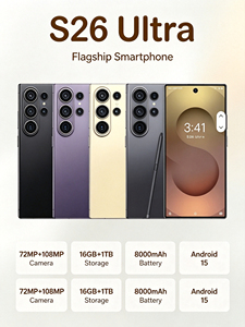 ใหม่เอี่ยมสำหรับสมาร์ทโฟน S26 Ultra 5g+ ของแท้ รองรับการชาร์จไร้สาย จัดส่งฟรี ปลดล็อคด้วยลายนิ้วมือ สมาร์ทโฟนระบบแอนดรอยด์ - Product Image 1