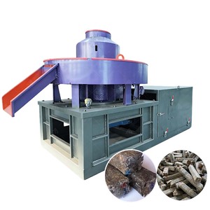 Machine de briquetage de déchets industriels (tissus, plastique, film, sacs jumbo, papier, carton) pour la production de granulés de déchets combustibles (RDF) - Product Image 1