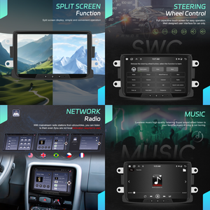 Hikity per Renault <span class=keywords><strong>Dacia</strong></span> Duster <span class=keywords><strong>Sandero</strong></span> Logan <span class=keywords><strong>Dokker</strong></span> 6 + 128G 8 ''Autoradio Wireless Carplay/Android Auto WiFi/GPS Autoradio OEM - Product Image 3