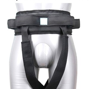 Ceinture lombaire multifonctionnelle avec passants pour les jambes, taille L, pour l'aide à la marche des patients et le soutien au transfert en fauteuil roulant - Product Image 1
