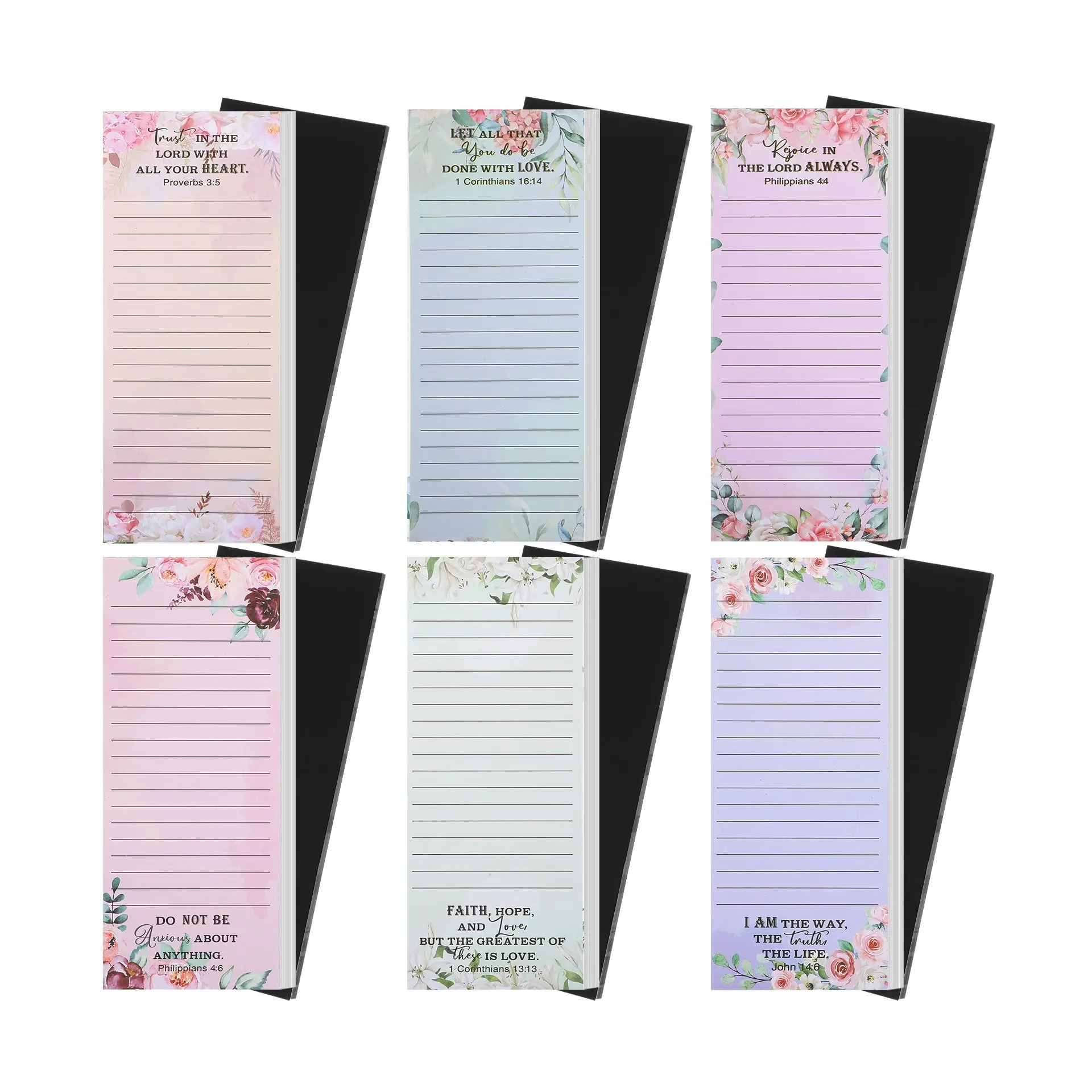 Schlussverkauf Produkte kundenspezifische bunte magnetische Blumen-Notepads Papier Magnet-Memorandums-Pads