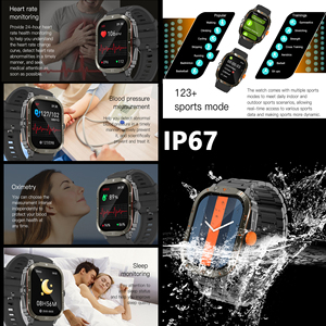 GAOKE TB97 <span class=keywords><strong>Reloj</strong></span> Inteligente Android de Moda para Hombre, Monitor de Oxígeno en Sangre, Frecuencia Cardíaca, Monitor de Sueño, Correas para <span class=keywords><strong>Reloj</strong></span> Inteligente - Product Image 4