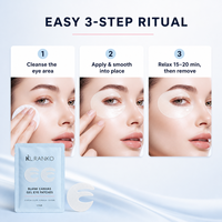 Patchs Hydrogel Personnalisables Sous les Yeux à Marque Blanche, Formule Personnalisée, Texture Gelée Blanche, Soin des Yeux, Produits de Soin de la Peau