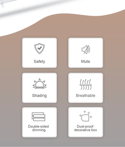 Tende <span class=keywords><strong>a</strong></span> Rullo Zebra ZSTARR per Finestre Domestiche, Oscuranti, Doppia Privacy, Impermeabili, con Motore Elettrico, Telecomando e WiFi, per Bagni - Product Image 3