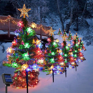 Lámpara Solar para Árbol de Navidad Xuhe de 70 cm, Decoración de Jardín para Exteriores, Luz LED, Ambiente Festivo, Decoración de Paisaje - Product Image 1
