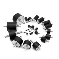 SWKS Amortisseurs de vibrations en caoutchouc pour mâles et femelles, en acier inoxydable/galvanisé, Silent Block