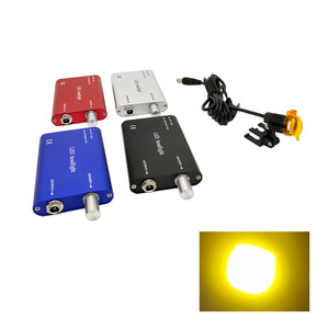 Lámpara frontal LED dental de 3W, luz blanca fría, 93lm, recargable, con filtro y estuche para uso dental - Product Image 3