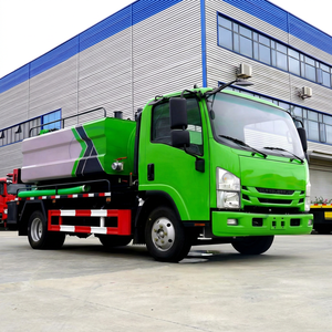 New ISUZU sewer cleaning vacuum truck with strong suction & high pressure popular in Africa and Southeast Asia - Product Image 1