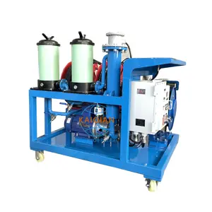 Purificador de óleo de alta precisão para sistema de filtragem de óleo hidráulico marinho com tubo de óleo