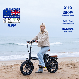 Bicicleta Eléctrica KOOLUX X10 en Stock en la UE, 250W, 36V, 16 Pulgadas, Bicicleta de Montaña, 25KM/H, 65km de Autonomía, EN15194, Plegable Familiar X10 de Alto Rendimiento, 250W - Product Image 1