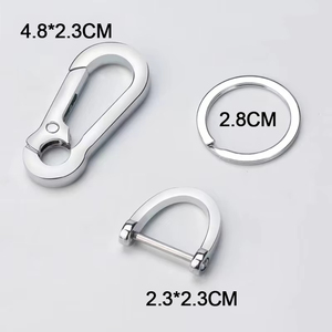Zinklegierung Vintage Kletterhaken Karabiner Schlüsselanhänger Stark Leichtgewichtig Umweltfreundlich Individuelles Logo Zubehör - Product Image 2