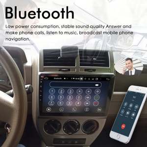 Radio Estéreo para Auto con CarPlay y Voz AI de 8GB+128GB para Jeep Compass 2007-2009, Navegación GPS, Android 13, Reproductor Multimedia de Video 2Din - Product Image 6