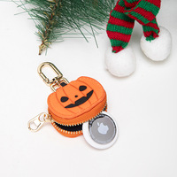 Mini porte-monnaie en métal toile d'araignée Halloween, porte-clés en cuir PU, petit sac de rangement pour écouteurs, sac cadeau de festival
