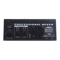 Console de mixage audio professionnelle 4 canaux 2x250W avec 99 effets DSP, contrôleur DJ actif / cartes son de mixage audio