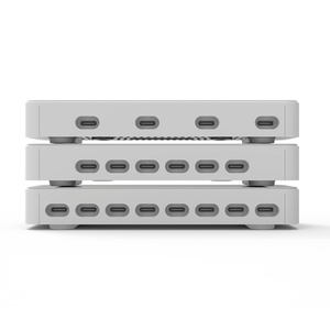 Tocvue 6-Port Secure Charging <b>Hub</b> New Design with Anti-Theft Alarm & Remote Control ABS Material for Retail Stores - Product Image 3