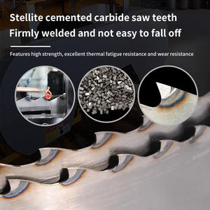 Lame de scie à ruban à plaquettes Stellite à prix d'usine pour scierie, scierie portative, Scierie Woodmizer LT40 - Product Image 5