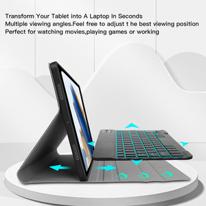 <span class=keywords><strong>Custodia</strong></span> per Tablet con Tastiera Wireless Flip per Samsung <span class=keywords><strong>Galaxy</strong></span> <span class=keywords><strong>Tab</strong></span> <span class=keywords><strong>A8</strong></span> 10.5 2021, Modello X205 X200 - Product Image 2