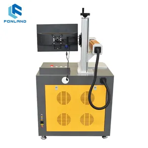 Fonland 20w 30w 50w 80w 100w Raycus Laser Source Fiber Laser Marking Machine para Plastic Logo Maker Machine