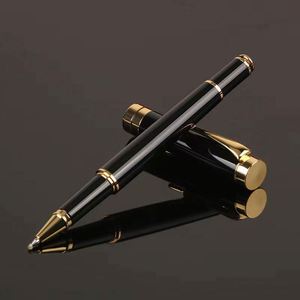 Stylo à bille en métal personnalisé de luxe, cadeau promotionnel haut de gamme, avec logo gravé au laser, encre noire, pointe de 0,5 mm - Product Image 4