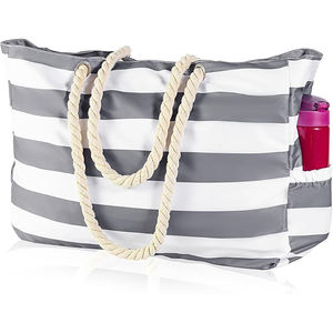 Free Sample Large Capacity Beach Tote <b>Bag</b> Casual Style <b>Waterproof</b> Material Durable Stylish for Summer Gift Giving and Shopping - Product Image 2