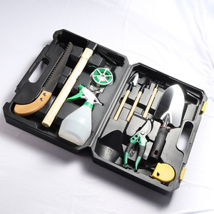 Gardening Tool Set 10 Piece Stainless Steel Manual For Home Flower Vegetable Planting With Sprayer And Pruners - Product Image 1