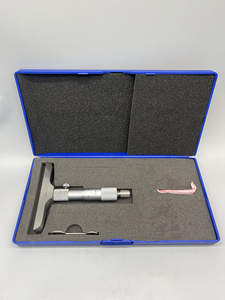 QLR industriale a forma rotonda ponte micrometro 0-1 ''0-25mm pinze Vernier con incudini intercambiabili - Product Image 6