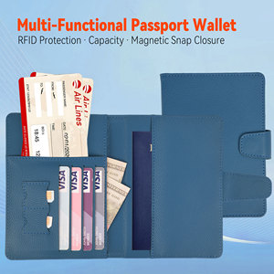 Étui de protection pour passeport, porte-passeport pour les essentiels de voyage, accessoires indispensables pour les femmes et les hommes - Product Image 2