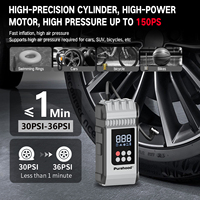 Démarreur de voiture d'urgence Purehood, pompe à air pour vélo, marteau de sécurité, batterie portable haute puissance