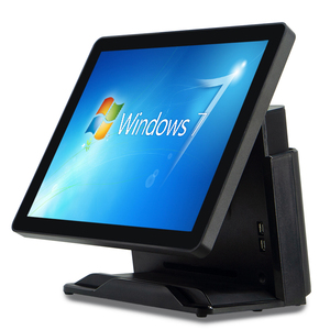 17 inch tiền mặt đăng ký màn hình cảm ứng nhà hàng thiết bị đầu cuối thanh toán Máy tất cả trong một Windows hệ thống POS với máy <span class=keywords><strong>in</strong></span> sẵn có - Product Image 1
