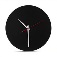 Horloge murale analogique à quartz en plastique avec aiguilles lumineuses, design rustique et antique pour salon