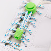 Boucle de chaussure sans lacet Coolstring en plastique robuste avec clip à ressort et double trou pour baskets de course et chaussures décontractées
