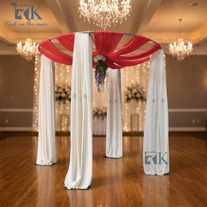 Kit de Tubos Redondos para Arco de Boda con Cortinas, Soporte de Aluminio para Decoración - Product Image 3