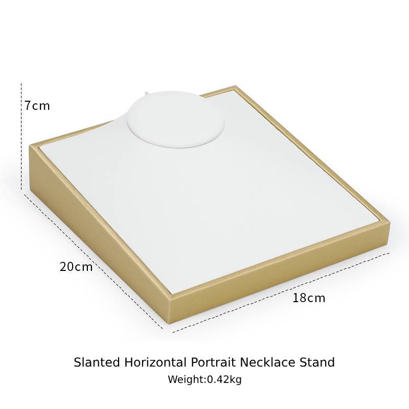 Slanted Horizontal Portrait Necklace Stand