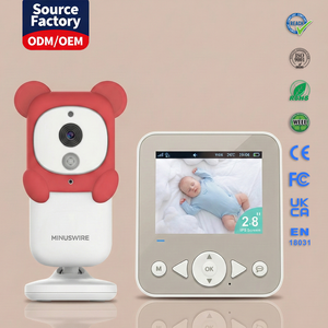 KT-905SB 2.8 Inch <b>IPS</b> Screen Video Baby Monitor 720P HD Night Vision Two Way Audio Smart Nanny <b>Camera</b> - Product Image 1