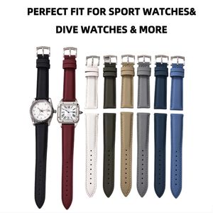 JUELONG, recién llegados, correa de reloj híbrida de cuero de nailon con textura de lona, correa de reloj de tela de vela duradera de 18/19/20/22mm - Product Image 4