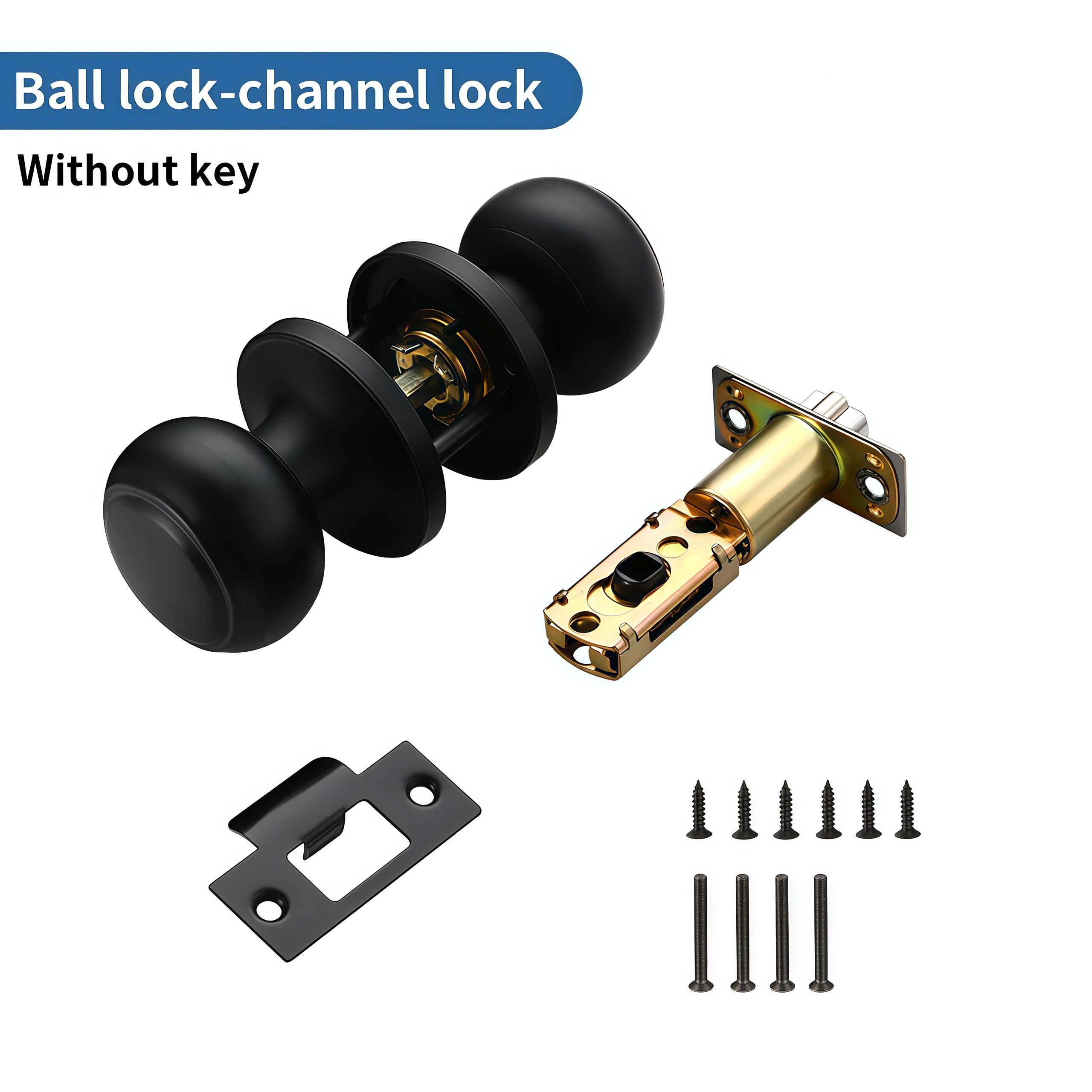 Passage Lock-Keyless