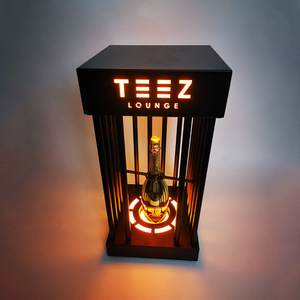 Arius <b>Led</b> <b>Lighted</b> Wine Rack Rectangle Modern Party <b>Bar</b> Display Stand - Product Image 2