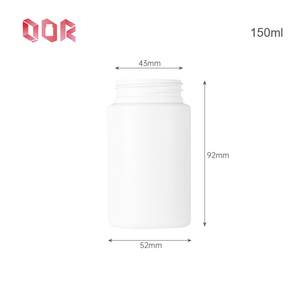 Pot en plastique HDPE opaque vide de 15 ml à 150 ml avec bouchon à vis pour le stockage en vrac de médicaments, de vitamines et de produits de santé - Product Image 4