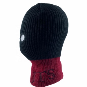 <span class=keywords><strong>Passamontagna</strong></span> Unisex Ecologico con Logo Ricamato e Motivo a Lettere, Design Personalizzato, 2 Fori, Copertura Completa del Viso, in Tessuto Comune - Product Image 4