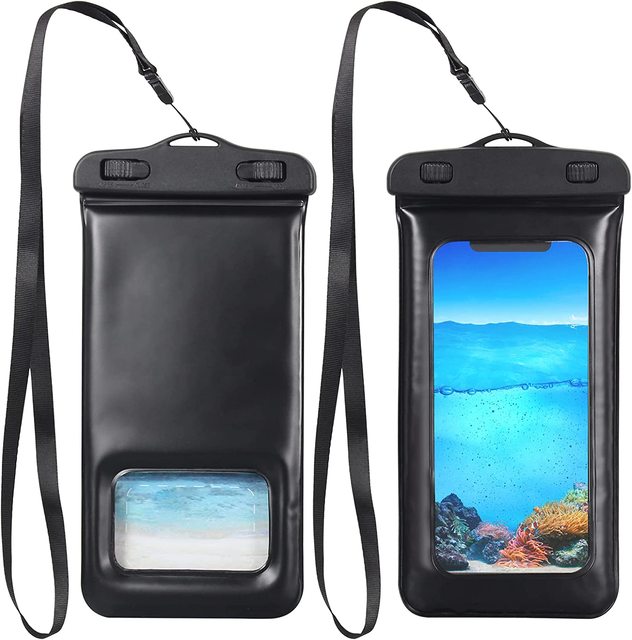 IPX8 PVC Waterproof Phone Pouch Bag Underwater 30M 6.5 Inch Transparent Mobile Phone Bag for All Cellphone