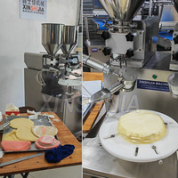 Crêpière électrique commerciale Mini mille a De Melaleuca Automatique mille couches gâteau crêpe peau automatique crêpière faisant la Machine