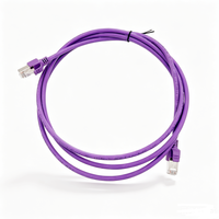 Cable de Red Cat6a Personalizado, Cable de Red RJ45, Cable de Red Cat6 de Cobre Desnudo
