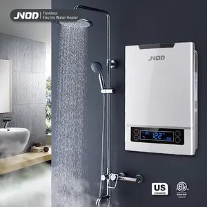 JNOD Tankless 전기 물 전기 히터 현대 소설 디자인 욕실 인스턴트 전기 온수 히터