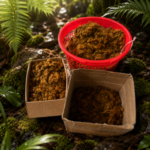 Fibre de rhizome de Cibotium Barometz séchée, ingrédient botanique naturel de qualité alimentaire, exporté d'Indonésie - Product Image 1