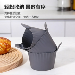 <b>Silicone</b> Egg <b>Baking</b> Cups Double Ear Muffin Mold Oven Safe <b>Baking</b> Tools Food Grade Reusable - Product Image 4