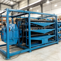 Table vibrante haute capacité à 4 niveaux et 6-S avec moteur pour la concentration de minerai d'or, séparation gravitaire multicouche, haute efficacité 220V-440V