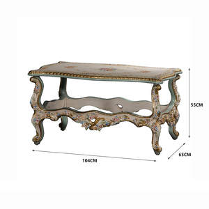 Yips LD-1203-0203 serie francese tavolino dipinto a mano con motivo a Rose in resina intaglio in stile tradizionale <span class=keywords><strong>mobili</strong></span> in <span class=keywords><strong>legno</strong></span> per la casa - Product Image 3