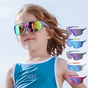 KOCOTREE किड्स प्रोफेशनल साइक्लिंग धूप का चश्मा आउटडोर साइकिल चिल्ड्रेन ब्रांड रनिंग Uv400 विंडप्रूफ स्पोर्ट धूप का चश्मा