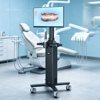 Chariot dentaire mobile tout-en-un de haute qualité avec scanner intra-oral et moniteur pour clinique et laboratoire dentaires