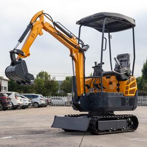 حفارة صغيرة 1.5 طن مع كابينة وذراع دوار وتحكم هيدروليكي على الجانبين تتوافق مع معايير وكالة حماية البيئة بسعر منخفض للبيع - Product Image 6